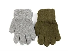 CeLaVi military olive fingervanter uld/nylon (2-pack)